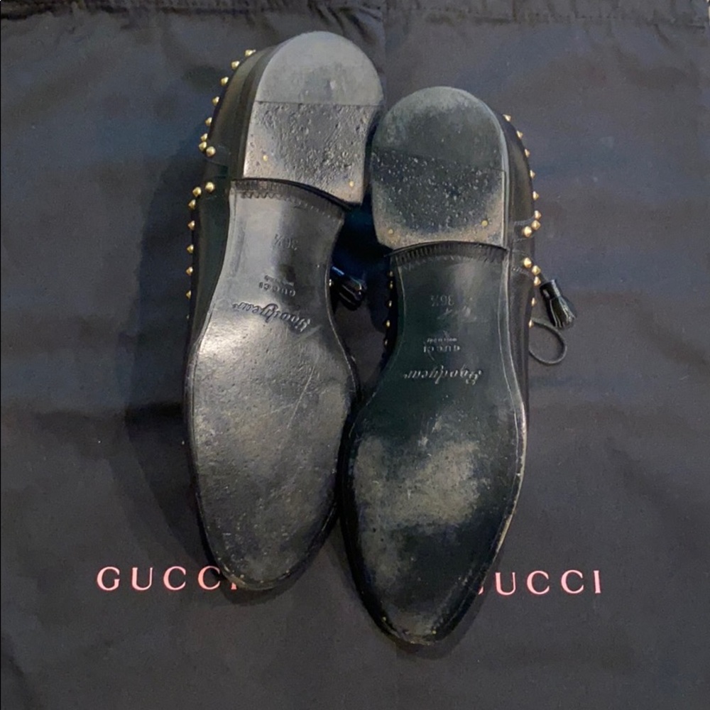 🔹Gucci Studded Leather Oxford - Picture 6 of 9